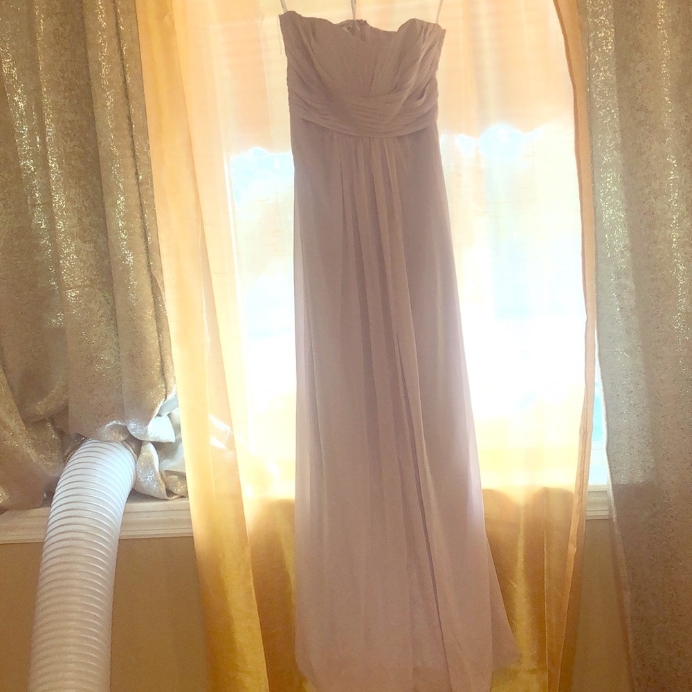 purple dress, bridesmaids dress